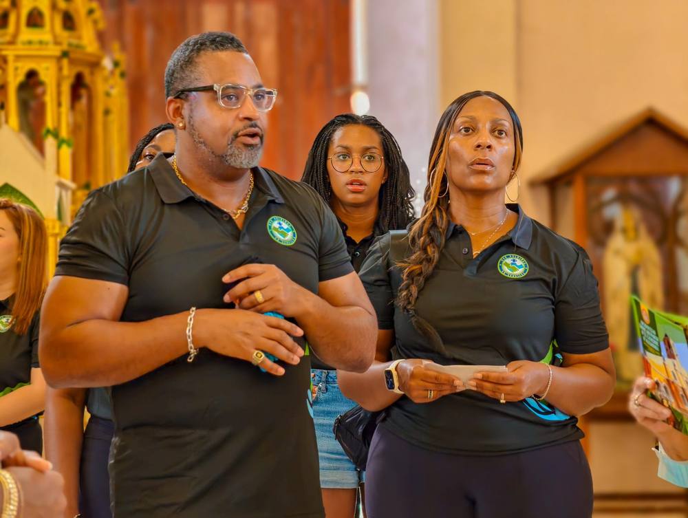 MRD leadership during the parish visit